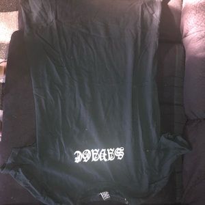 Black SAVAGE T-shirt dress